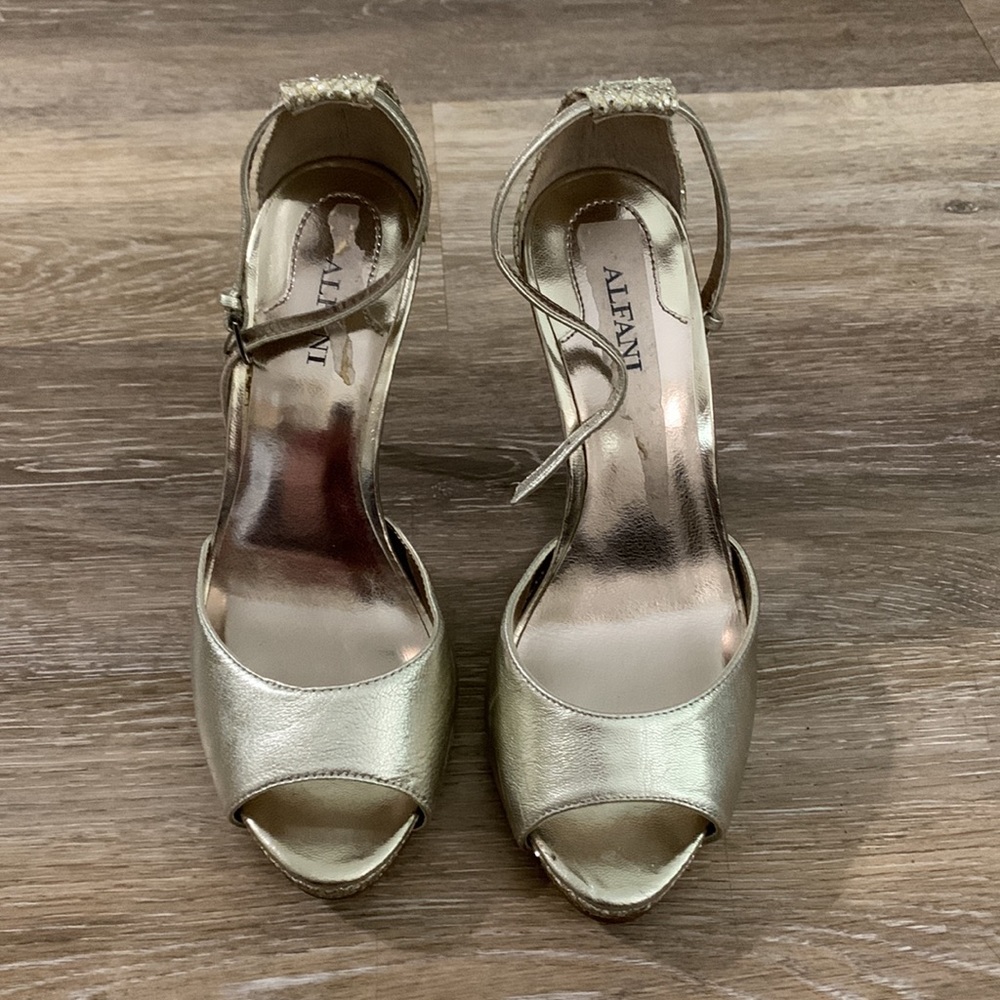 Alfani-Lyla Evening Platform Sandals EUC - Picture 2 of 10